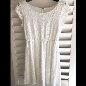 Xhilaration Ivory Lace Dress